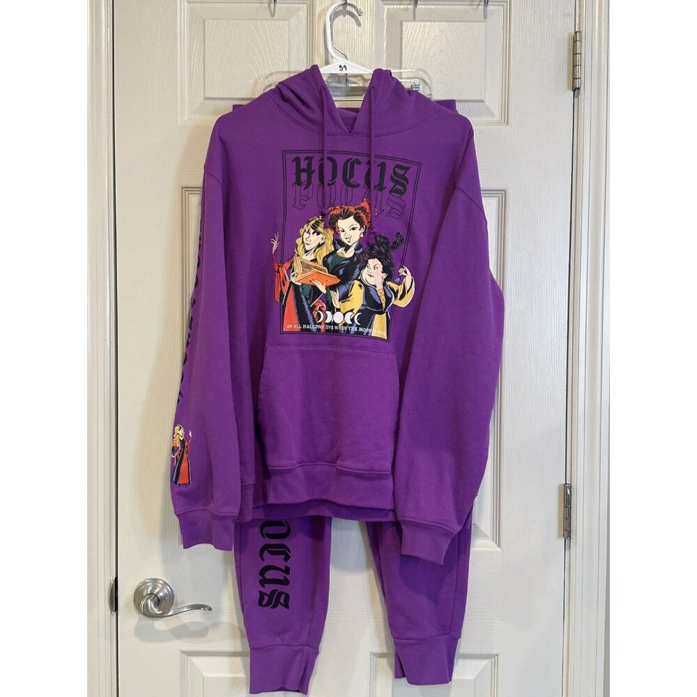 disney hocus pocus Hoodie And Pants Set Size Youth L 11-13
